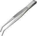 Anex ステンレスピンセット No.122ギザ 125mm 先曲(3)