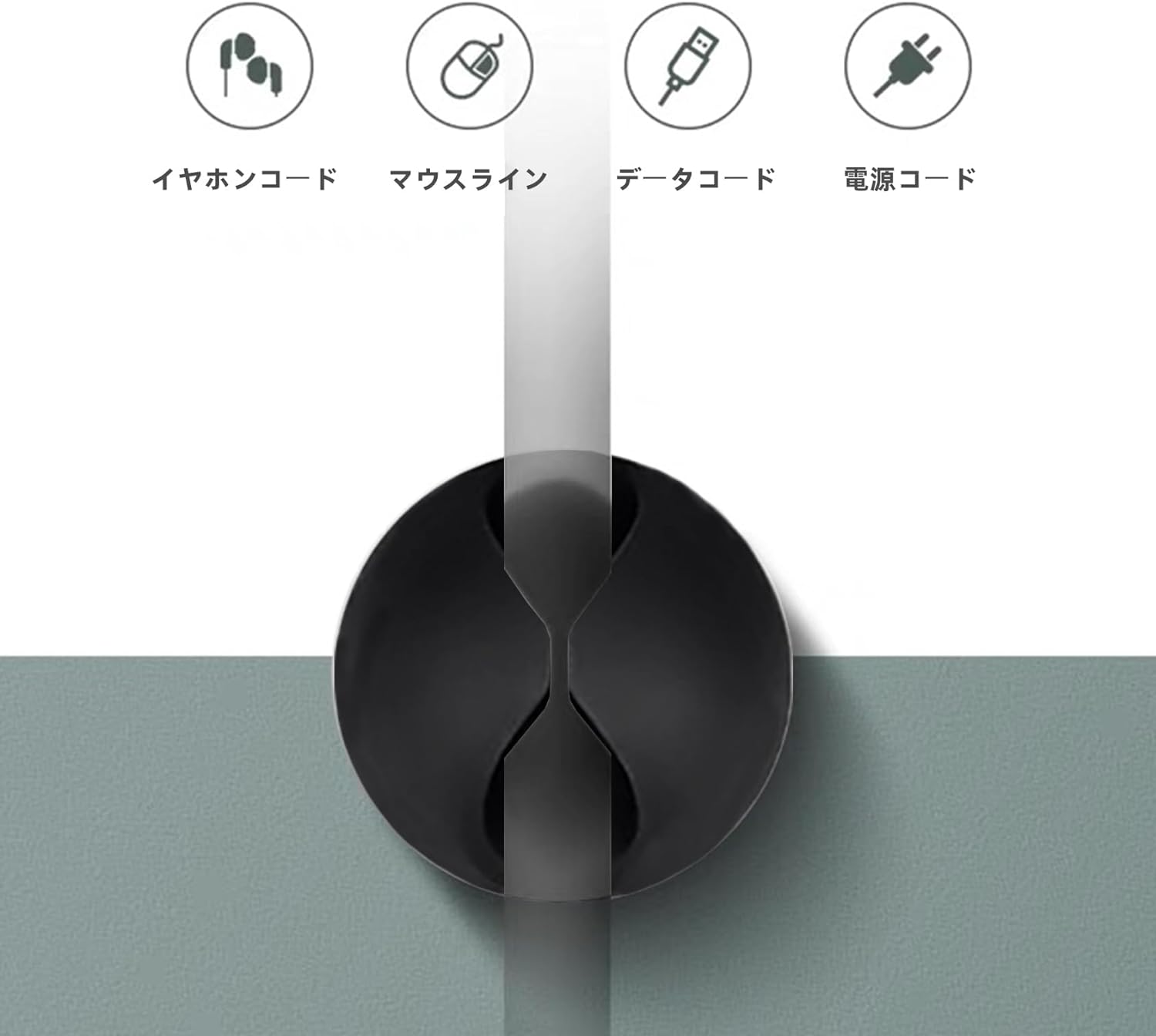 ケーブルドロップ 15個入り ケーブルホルダー ケーブルクリップ ケーブル ドロップ ホルダー クリップ コード usb ケーブルホルダー 配線 PC デスク 整理 すっきり デスク周り コードフック 充電コード