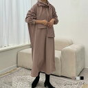 【 即日発送 】 セール┃裏起毛マフラーセットワンピース┃全3色┃宅配便発送┃返品交換不可┃Jenny and Flat┃ジェニアンドフラット┃裏起毛素材が暖か...