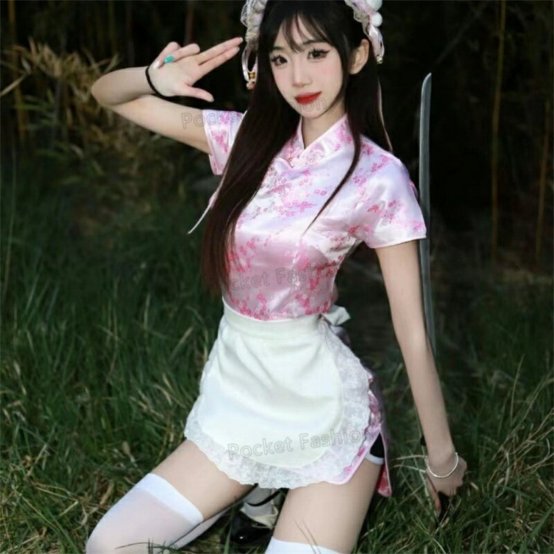 チャイナ服 セクシーランジェリー 超過激 コスチューム ミニスカート ベビードール...