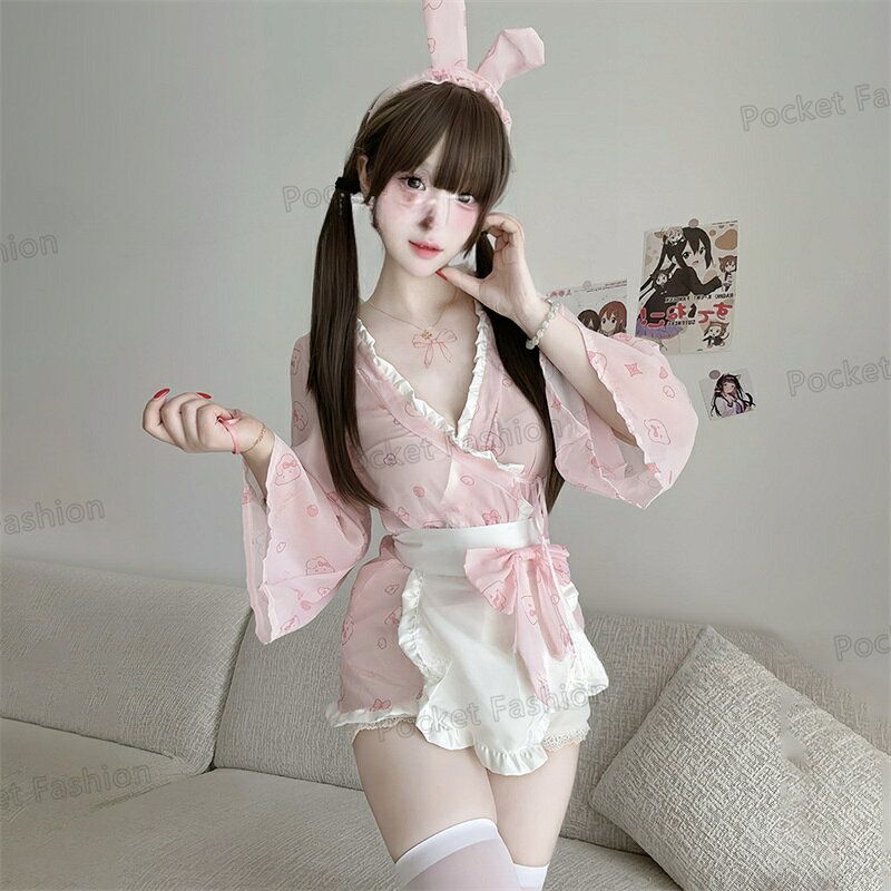 Pocket Fashionのメイド服 セクシーランジェリー コスプレ 超過激 ベビードール セクシー下着 ランジェリー コスチューム コルセット メイド ランジェリー 大人 フリル 大人コスプレ プレゼント 送料無料｜アングル3