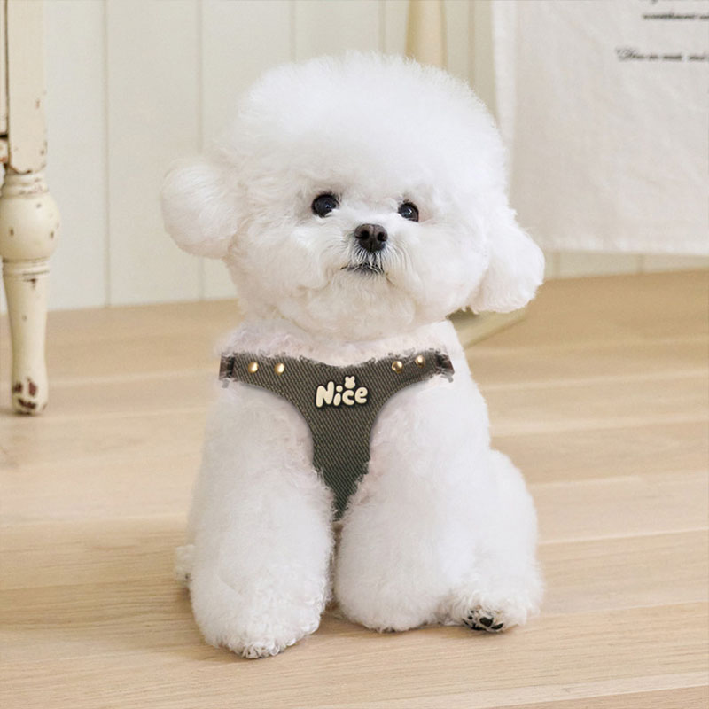 PU ハーネス 犬用 リード セット 胴輪 お揃い 抜けない ハーネス 韓国風 小型犬 中...