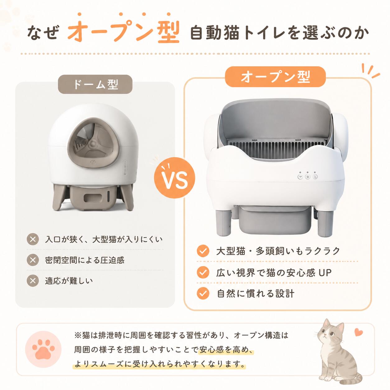 オープン型全自動猫トイレ 画像2