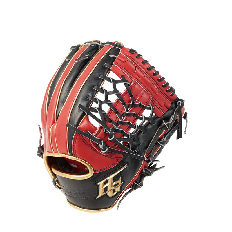 Hi-gold(ハイゴールド) 2026年モデル　己極シリーズ　OKG1205L　軟式グラブ　三塁手・オールポジション用　SRバーニングオレンジ×SRブラック　LH 右投