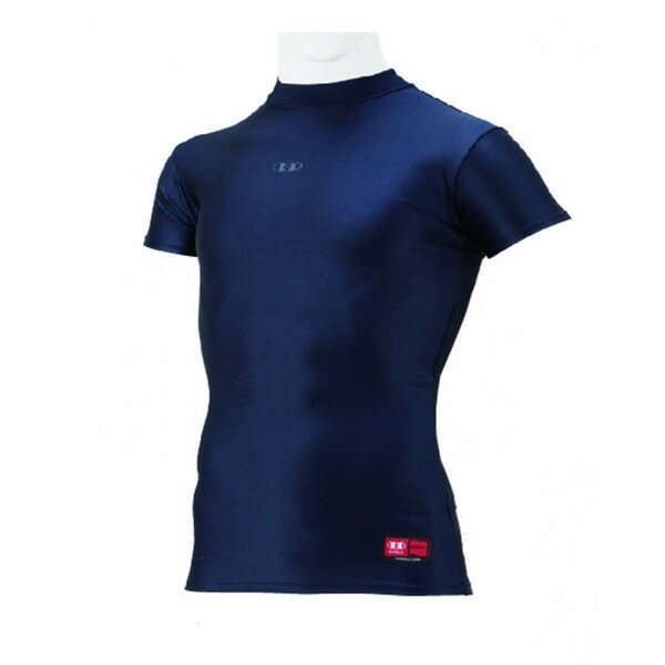 乐天商城 - ハイゴールド(HI-GOLD) FITシャツ 3ネック 3分袖 ダークネイビー HUT-33H