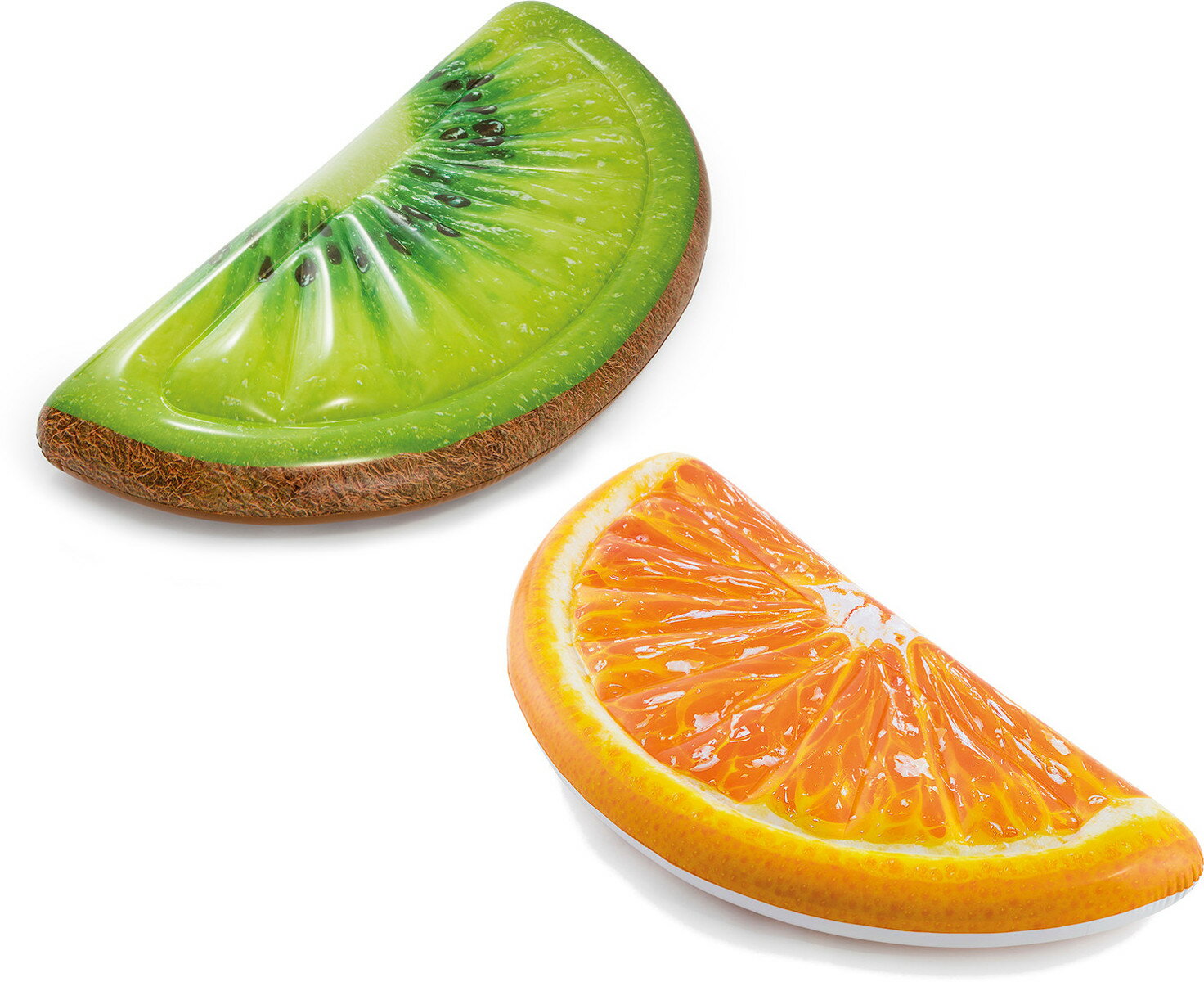 プール ビニールプール INTEX（インテックス） 家庭用 ベランダ 庭 子供 大人 浮き輪 オレンジ キウイ ファミリー 58764&58763