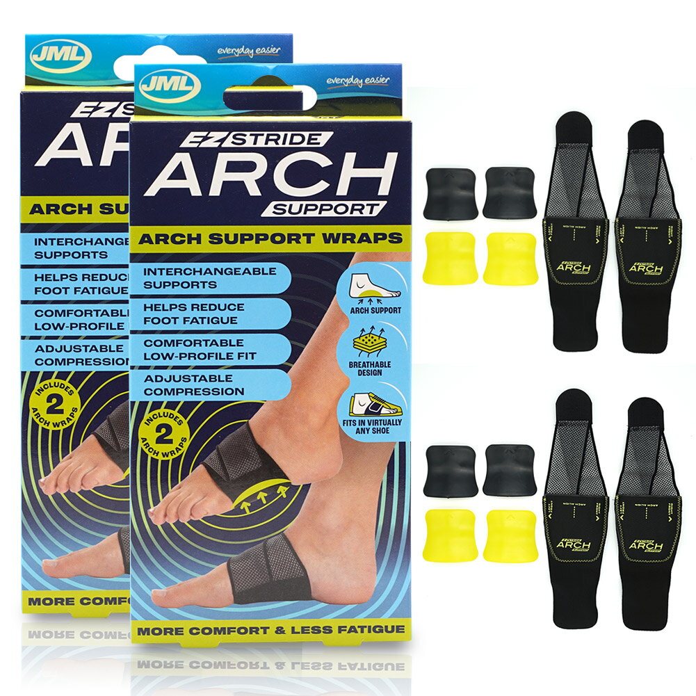 イージーストライド 足裏サポーター 土踏まず アーチサポート 2種インサート付き 立ち仕事 スポーツ ウォーキング 正規品 2組セット