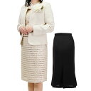 【6/1(日)限定!全品ポイント10倍!】スーツ レディース フォーマル 卒業式 入学式 母 ママ 4点セット ノーカラージャケット ストライプツーピース マー...