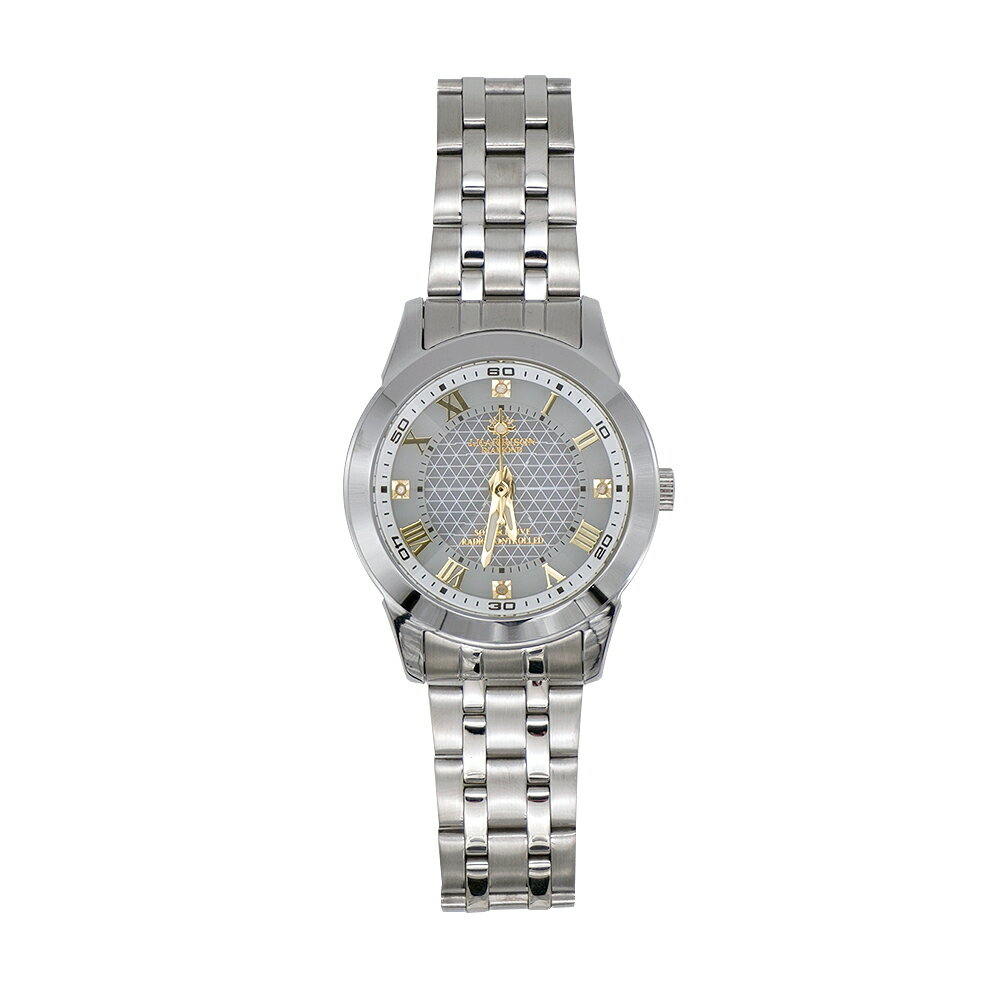 腕時計 レディース 電波 ソーラー 光発電 天然ダイヤ 4石 防水 ビジネス J・ハリソン JH-082A 正規品