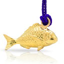 日本製 銀製 鯛 金メッキ仕様 根付 お守り 金運 開運 幸運 厄除け 縁起物 ストラップ 幅2cm 正規品 0349