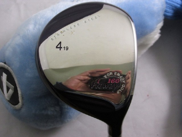 【中古】 8879 【あす楽】【ABランク】女性FW4L ゴルフプランナー フィットウェイ 160 フェアウェイGolfplanner Fitway160 FW4L for Women/EXSILT RISE 6760M/L/19度 中古フェアウェイ