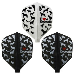 フィットフライト プリント アイラブドッグス シェイプ Fit Flight Printed I LOVE DOGS Shape ダーツ フライト