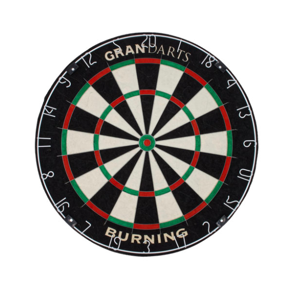 グラン ダーツボード バーニング GRAN DART BOARD BURNING ハードダーツボード 13.2インチ