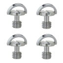 カメラ固定ネジ 3/8インチ 三脚ネジ 4個セット camera screw ストラップ 取り付け アダプター Dリング 三脚 雲台 機材 送料無料 ポイント消...
