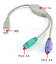 USB-PS/2 2分岐 変換 ケーブル ポイント消化