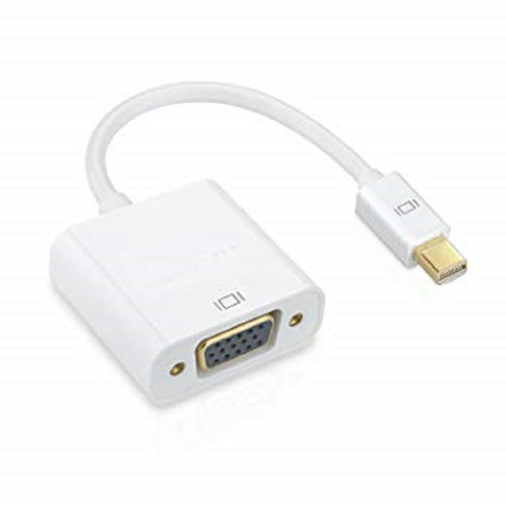 ミニディスプレイポート Apple Mac用 VGA 変換アダプタ Mini Displayport(オス)－　VGA端子(メス) 送料無料 ポイント消化