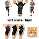 ベルト式 ひざサポーター 膝用 左右兼用 ダブルベルト 全3色 単品1枚 ポイント消化