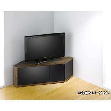 テレビ台 コーナー テレビラック 木製 50インチ 50型 対応 TV台 AVラック テレビボード キャスター付き コーナーボード ロータイプ 約幅115 奥行29 高さ38.4cm おしゃれ ブラウン【代引き不可】【送料無料(一部地域を除く)】