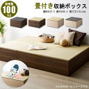 【最大1000円OFFクーポン! 7/26(土)01:59まで】畳付き収納ボックス 畳ユニット 小上がり 畳ベンチボックス 幅59.2cm 奥行59cm 高さ31.5cm タタミ スツール 置き畳 椅子 畳ベッド 堀こたつ 高床式 BOX おしゃれ 和家具 リビング 玄関 【代引不可】【送料無料(一部地域除く)】