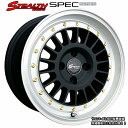 ■ STEALTH Racing Spec-03 ■15x7.0J OFF 35 4H/PCD100カスタム系ホイール4本セットヘラフラッシュ/スタンス/シャコタン