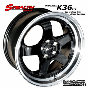  STEALTH Racing K36 GT (F/R) 17x8.0J+40PCD100ѡǥ2ʥ!!ۥ4ܥåȥȥ西86/ץꥦ/ХBRZ¾(ա塼ʡ)