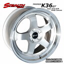 ■ STEALTH Racing K36 GT ■(F/R) 17x8.0J 40 PCD100スーパーディープ2段リム ホイール4本セットトヨタ86/プリウス/スバルBRZ他(注意：チューナーサイズ)