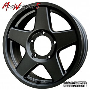 ■ MUD WARRIOR-5 ■ 16x5.5J OFF+20 / PCD139.7新品ホイール4本セットスズキジムニー専用サイズ