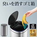 ゴミ箱 自動開閉 30L ふた付き オゾン発生機能付き 消臭 脱臭 除菌 センサー開閉 ステンレス 角型 人感センサー 電動 センサー ごみ箱 ペール おむつ 生ごみ 衛生 30Lゴミ袋対応 センサー自動開閉 ペダルいらず ダストボックス 1年保証 ★[送料無料]