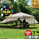 【楽天1位】ワンタッチタープテント 3m×3m サイドシート2枚付 横幕セット 