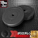 【楽天1位】バーベル 用 プレート 10kg 2個セット ポ