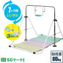 【楽天1位】【レンタル】【1ヶ月】鉄棒 室内 折りたたみ鉄棒 1ヶ月レンタル 信頼 安全 の SGマーク取得 逆上がり て…