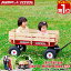 【楽天1位】Radio Flyer ラジオフライヤー スチール ＆ ウッド ATW 木枠付 ワゴン 32Z 2人乗り キャリーワゴン キャリーカート 台車 折りたたみ 乗用玩具 レジャー ピクニック 室内 外 外遊び おもちゃ 収納 おもちゃ箱 乗り物 子供 1年保証 ★[送料無料]