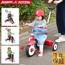 【楽天1位】Radio Flyer ラジオフライヤー 3-in-1 トライク 456 三輪車 1歳半～ かじとり 折りたたみ 乗用玩具 自転車 足けり プッシュハンドル 手押し棒 安心 前輪ロック 室内 外 外遊び 背もたれ バランス感覚 乗り物 おもちゃ 知育玩具 1年保証 ★[送料無料]