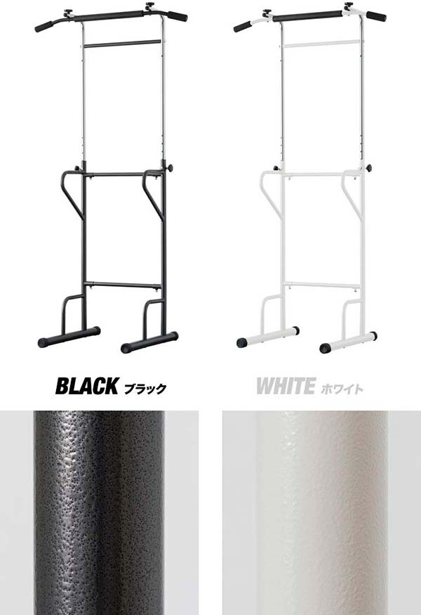 1年保証 ぶら下がり健康器 マルチジム ライト 筋トレ 懸垂 腕立て 腹筋 器具 高さ 調整 9段階 191-211cm 耐荷重80kg チンニング マシーン ディップス プッシュアップ チンニングスタンド チンニングバー ワイド レッグレイズ ストレッチ ★[送料無料]