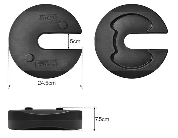 1年保証 タープテント用ウエイト 5kg×2個組 2個セット 10kg ウェイト おもり 万能ウエイト テントウエイト 重り 錘 おもり タンク ウェイト スタック 重ね 固定 ウエイト タープ用 テント用 テント設営 屋外用 イベント用 ★[送料無料]通販格安セール情報　楽天　通販