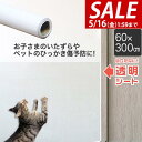 【SALE特価1,650円5/16(金)01:59まで】壁保護シート 60cm×300cm 透明 クリア 貼ってはがせる 弱粘着 フリーカット 保護フィルム ペ...