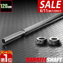 【今だけ6%OFF!6/11(水)01:59まで】【楽天1位】バーベルシャフト バーベル 長さ120cm ダンベルプレート用 バーベルシャフト バー シャフト径...