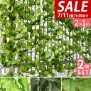 【5,390円→SALE5,170円〜7/11(金)01:59まで】【楽天1位】グリーンフェンス 緑のカーテン 1m×2m 2個組 目隠し グリーンカーテン 目...