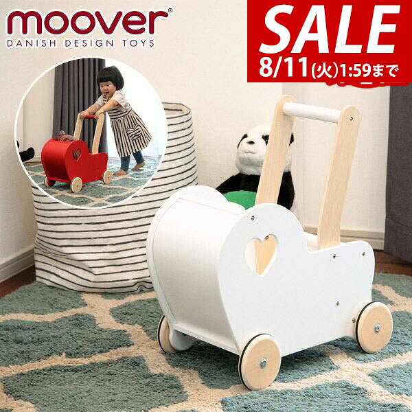 楽天市場】Moover Baby Walker 手押しぐるま レッドの通販
