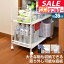 【11/1ワンダフルデー特価】押し入れ収納ラック キャスター付き 2段 ワゴン 幅36cm×奥行73cm×高さ65cm ..