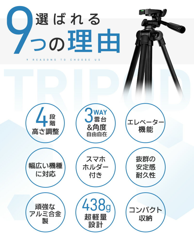 ���� ������� ���ޥۻ��� Ķ���̻��� �ޤꤿ���߻��� �ӥǥ�����黰�� ������ 150cm ���׻��� ����� ��Ǽ���դ� 4�ʳ����� UNC1/4����� 360��ž ��ͳ���� �����դ� ���괶 ����߹���� ����⤵43cm ����180��Ĵ�� ι�� �饤���ۿ� SNS���� ����١�������ǽ