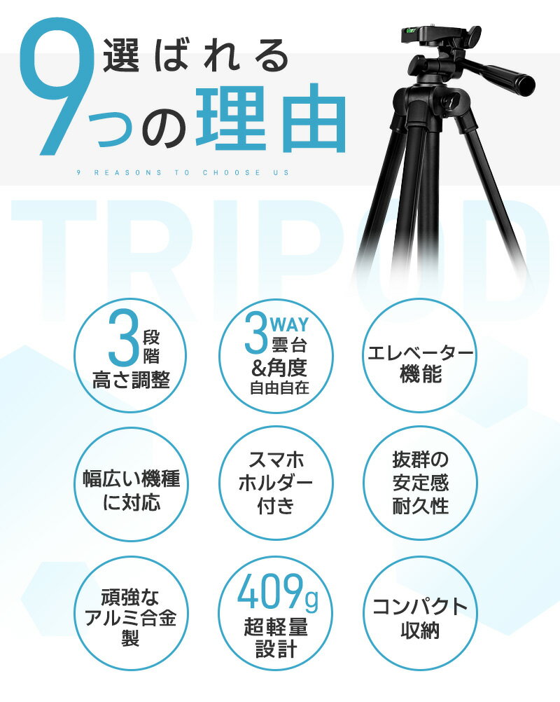 ���� ������� ���ޥۻ��� Ķ���̻��� �ޤꤿ���߻��� �ӥǥ�����黰�� ������ 130cm ���׻��� ����� ��Ǽ���դ� 3�ʳ����� UNC1/4����� 360��ž ��ͳ���� �����դ� ���괶 ����߹���� ����⤵44cm ����180��Ĵ�� ι�� �饤���ۿ� SNS���� ����١�������ǽ