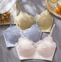 【在庫処分】レディース ブラジャー ブラトップ ノンワイヤー レース 伸縮性あり Mサイズのみ 2色のみ【返品交換不可】【ラッピング不可】【cocoro】