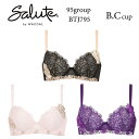 28%OFF ワコール Wacoal サルート salute 95グループ 95G 女優ブラ 3/4カップブラジャー 下着 単品 ブラジャー レディース 女性 B・Cカップ BTJ795