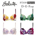 30%OFF ワコール Wacoal サルート salute 30グループ 30g P-UPブラ プッシュアップ 3/4カップブラ D・E・Fカップ (下着 単品 ブラジャー レディース 女性) BTJ430 glm