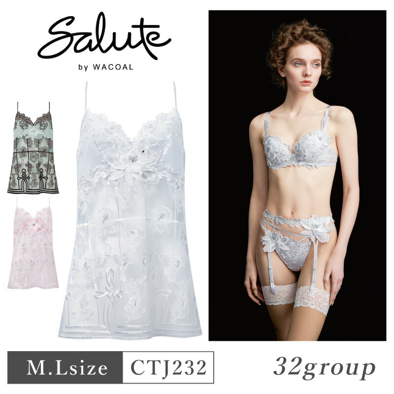 25%OFF �拾���� Wacoal ���롼�� salute 32���롼�� 32G ����ߥ����� BTJ432 �ڥ� ���� ñ�� ��ǥ����� ���� M��L������...