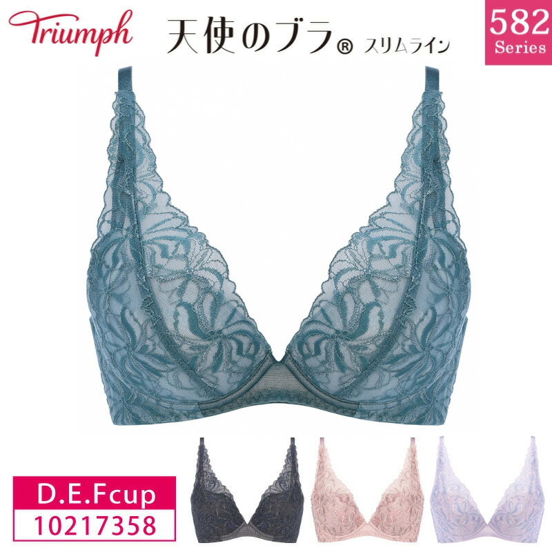 19%OFF Triumph トリンプ 天使のブラ スリムライン TR582 シリーズ 3/4カップ