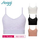 【7/28 9:59まで対象のトリンプ商品2点以上で1点が10%OFFクーポン】 Triumph トリンプ sloggi スロギー GO Allround Lace Top JX ゴーオールラウンド レース ハーフトップ ノンワイヤー (LL-3Lサイズ) ワンサイズ フィット レーヨン混素材 10215013 bu_tr
