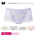 25%OFF ワコール Wacoal 肌あたりもつけごこちも、やわらかブラ 小さく見せるブラ BRB229 BRB329 ペア ボーイレングスショーツ M・Lサイズ PRA229 3wY