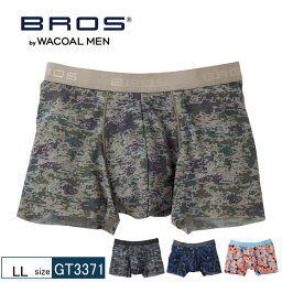 25%OFF ワコール wacoal メンズ BROS ブロス バイ ワコールメン 動きにフィット！キモチイイパンツ ボクサーパンツ 前閉じ LLサイズ GT3371